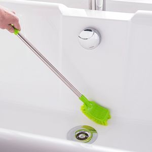 Blancheporte Špeciálna kefa na čistenie kúpeľne zelená 52x5,5x4cm
