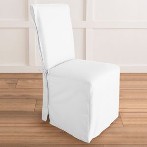 Blancheporte Univerzálny poťah na stoličku biela jednotlivo