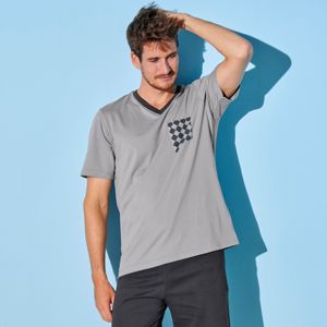 Blancheporte Pyžamové tričko s krátkymi rukávmi, svetlosivé svetle sivá 77/84 (S)