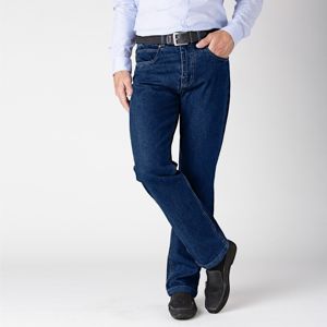 Blancheporte Džínsy s elastickým pásom, vnútorná dĺžka nohavíc 82 cm modrá 64