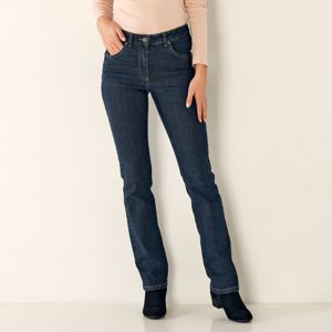 Blancheporte Rovné džínsy, vyššia postava tmavomodrá 36