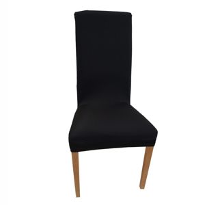 Blancheporte Jednofarebný bi-pružný poťah na stoličku, 2 ks čierna súpr. 2ks