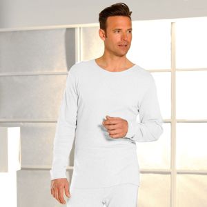 Blancheporte Spodné tričko s dlhými rukávmi z polyesteru, súprava 2 ks biela 93/100 (L)
