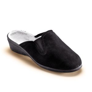 Blancheporte Jednofarebné papuče, čierne čierna 38