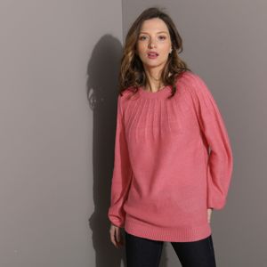 Blancheporte Originálny pulóver ružová 54