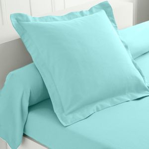 Blancheporte Jednofarebná posteľná bielizeň, flanel zn. Colombine blankytná modrá obliečka na valček 85x185cm
