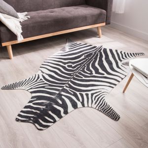 Blancheporte Koberec so zebrím vzorom čierna/biela 70x95cm