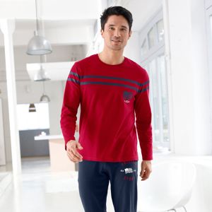 Blancheporte Pyžamové tričko s krátkymi rukávmi, bavlna červená 117/126 (XXL)