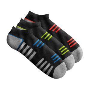 Blancheporte Športové nízke ponožky, sada 3 párov čierna 39/42