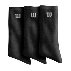 Blancheporte Športové ponožky Wilson, sada 3 páry čierna 43/46