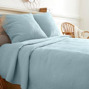 Blancheporte Prikrývka na posteľ v štýle boutis mandľová obliečka na vank. 63x63cm