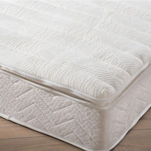 Blancheporte Poťah na matrac s tvarovou pamäťou, kvalita prestige biela 90x190cm