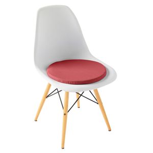 Blancheporte Okrúhly sedák na stoličku, jednofarebný, 2 ks terakota pr. 38cm