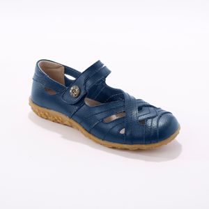 Blancheporte Vychádzková obuv z pružnej kože, námorníckej modrej nám.modrá 40