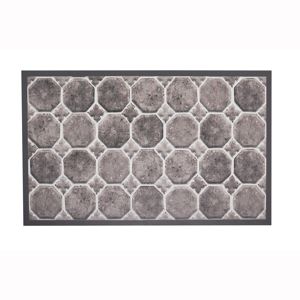 Blancheporte Vinylový koberec s imitáciou tehál hnedosivá 65x150cm