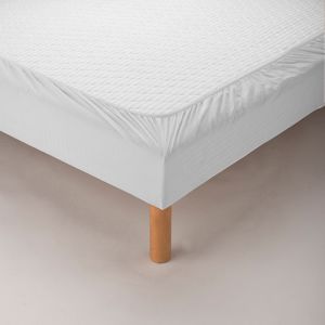 Blancheporte Ochranný pás na matrac, mikrovlákno perlovosivá 160x200cm