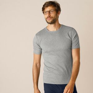 Blancheporte Spodné tričko s výstrihom, súprava 2 ks sivý melír 109/116 (XXL)