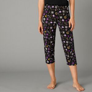 Blancheporte 3/4 pyžamové nohavice s potlačou čierna 52