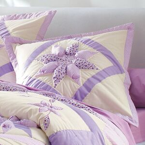 Blancheporte Prikrývka na posteľ patchwork lila 150x150cm