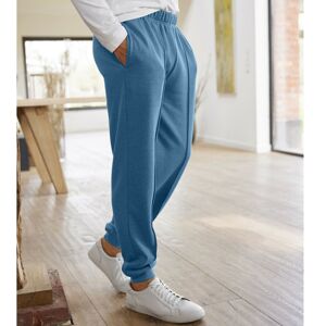Blancheporte Meltonové nohavice so zúženými koncami nohavíc modrá džínsová 68/70  (4XL)