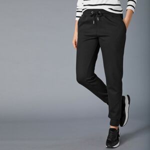 Blancheporte Joggingové nohavice z česaného moltonu, jednofarebné čierna 50