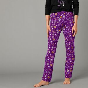 Blancheporte Pyžamové nohavice s potlačou fialová 50