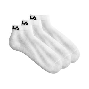 Blancheporte Súprava 3 párov krátkych ponožiek "Training" biela 39/42