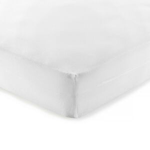 Blancheporte Meltonový poťah na matrac, bio bavlna, hĺbka rohov 20 cm biela 160x200cm