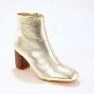 Blancheporte Vysoké topánky na podpätku, zlatý lesk zlatá 38