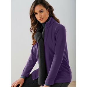 Blancheporte Fleecová bunda na zips fialová 54