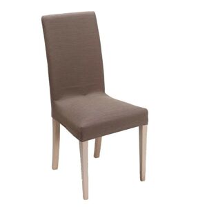 Blancheporte Pružný jednofarebný poťah na stoličku, sedadlo alebo sedadlo + ooperadlo hnedosivá sedák