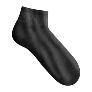 Blancheporte Súprava 5 párov nízkych športových ponožiek čierna 43/46