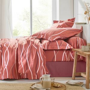 Blancheporte Posteľná bielizeň Vlnky, bavlna zn. Colombine ružové drevo obliečka na prikrývku240x220cm