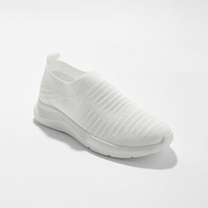 Blancheporte Pohodlné ponožkové tenisky biela 39