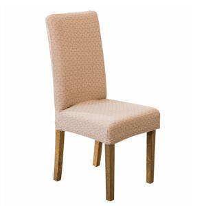 Blancheporte Poťah na stoličku z extra pružného mikrovlákna, geometrický design béžová sedák+operadlo