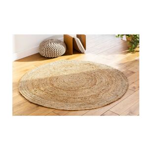 Blancheporte Okrúhly jutový koberec béžová pr. 120 cm