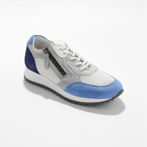 Blancheporte Kožené running sneakers na klinovej podrážke modrá 41