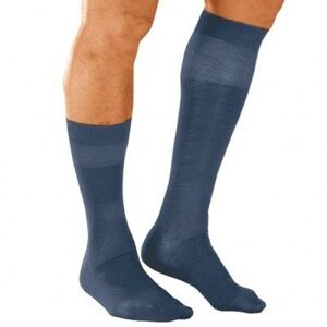 Blancheporte Ponožky s masážnym efektom zo škótskej bavlny, 2 páry modrá 39/42