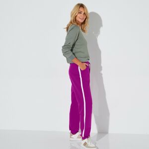 Blancheporte Športové nohavice, dvojfarebné purpurová/biela 54