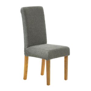 Blancheporte Extra pružný poťah s textúrou na stoličku sivý melír na stoličku