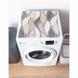 Blancheporte Ochranná podložka na umývačku, práčku, motív listov sivá 40x46cm