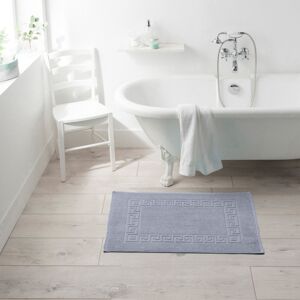 Blancheporte Kúpeľňová predložka s gréckym vzorom sivá štvorec 60x60cm