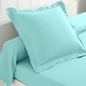 Blancheporte Jednofarebná flanelová posteľná bielizeň zn. Colombine blankytná modrá obliečka na prikrývku240x220cm