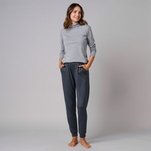 Blancheporte Pyžamové nohavice so zúženými koncami nohavíc sivá antracitová 42/44
