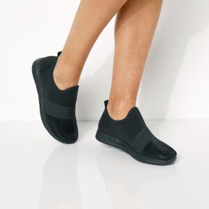 Blancheporte Sneakers pre citlivé chodidlá, z pružnej tkaniny čierna 36