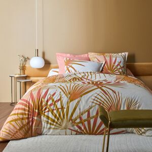 Blancheporte Posteľná bielizeň Palmy s motívom palmových listov, bavlna terakota obliečka na prikrývku240x220cm