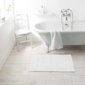 Blancheporte Kúpeľňová predložka s gréckym vzorom biela 60x60cm