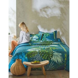 Blancheporte Posteľná bielizeň Cayenne, bavlna, potlač palmových listov zelená klasická plachta 240x300cm