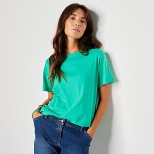 Blancheporte Voľné jednofarebné tričko zelená 54