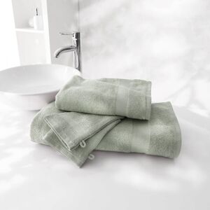 Blancheporte Froté súprava kúpeľňového textilu 350 g/m2 lipová zelená 2 uteráky 50x100cm